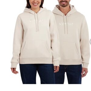 Costco Unisex logo Hoodie - Cream Color 
Ladies (M) 
Men’s (S)